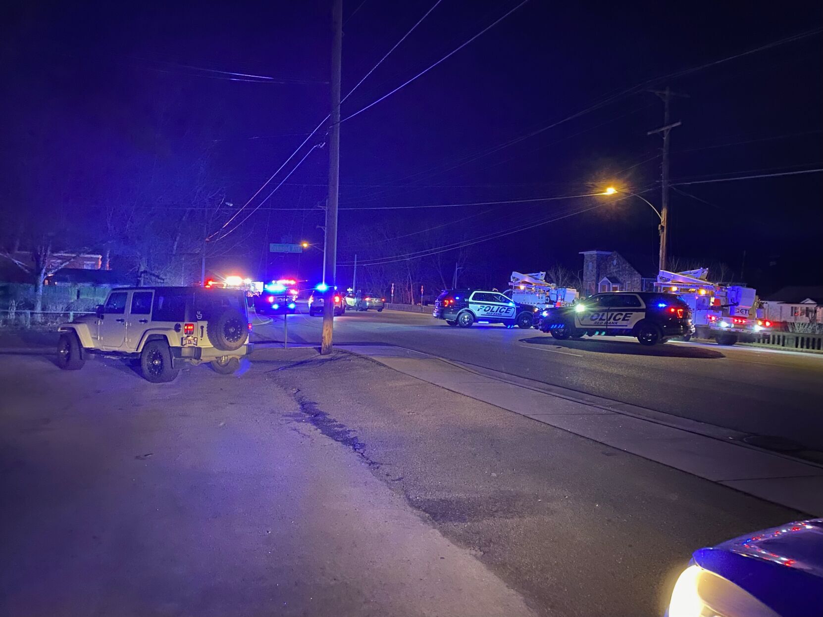 UPDATE: Power restored after red Bank crash